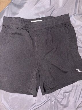 Kids' Black Shorts with Elastic Waist